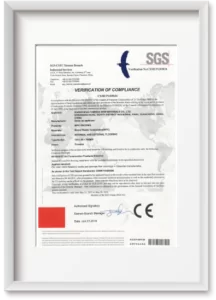 CE certificate 2022
