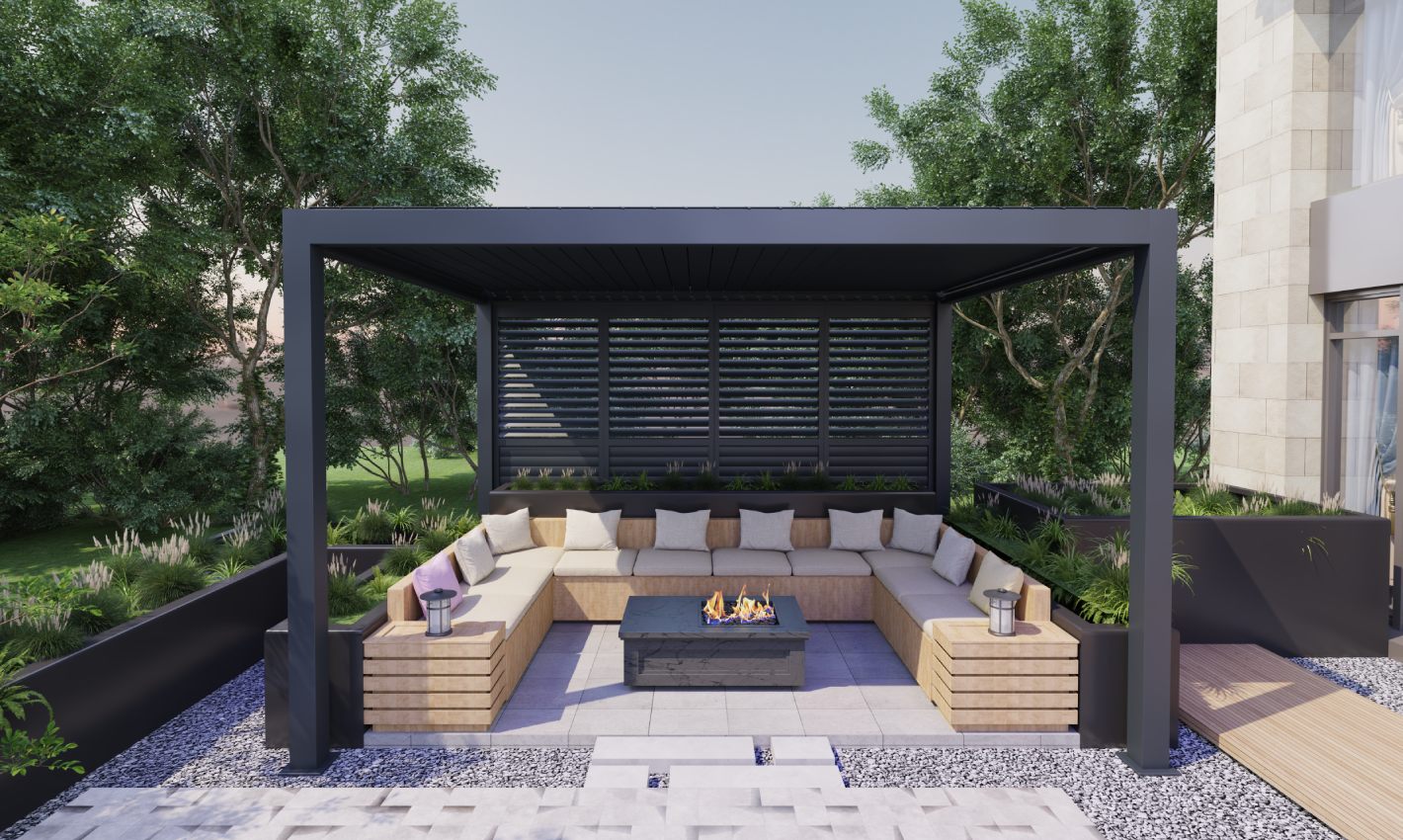 Slat Wall For Pergolas 01