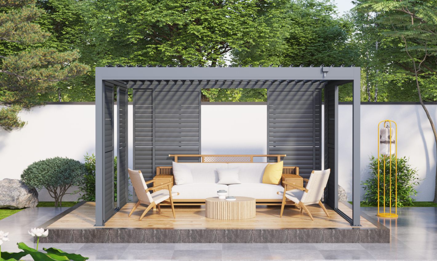 Sliding Shutter For Pergolas 02